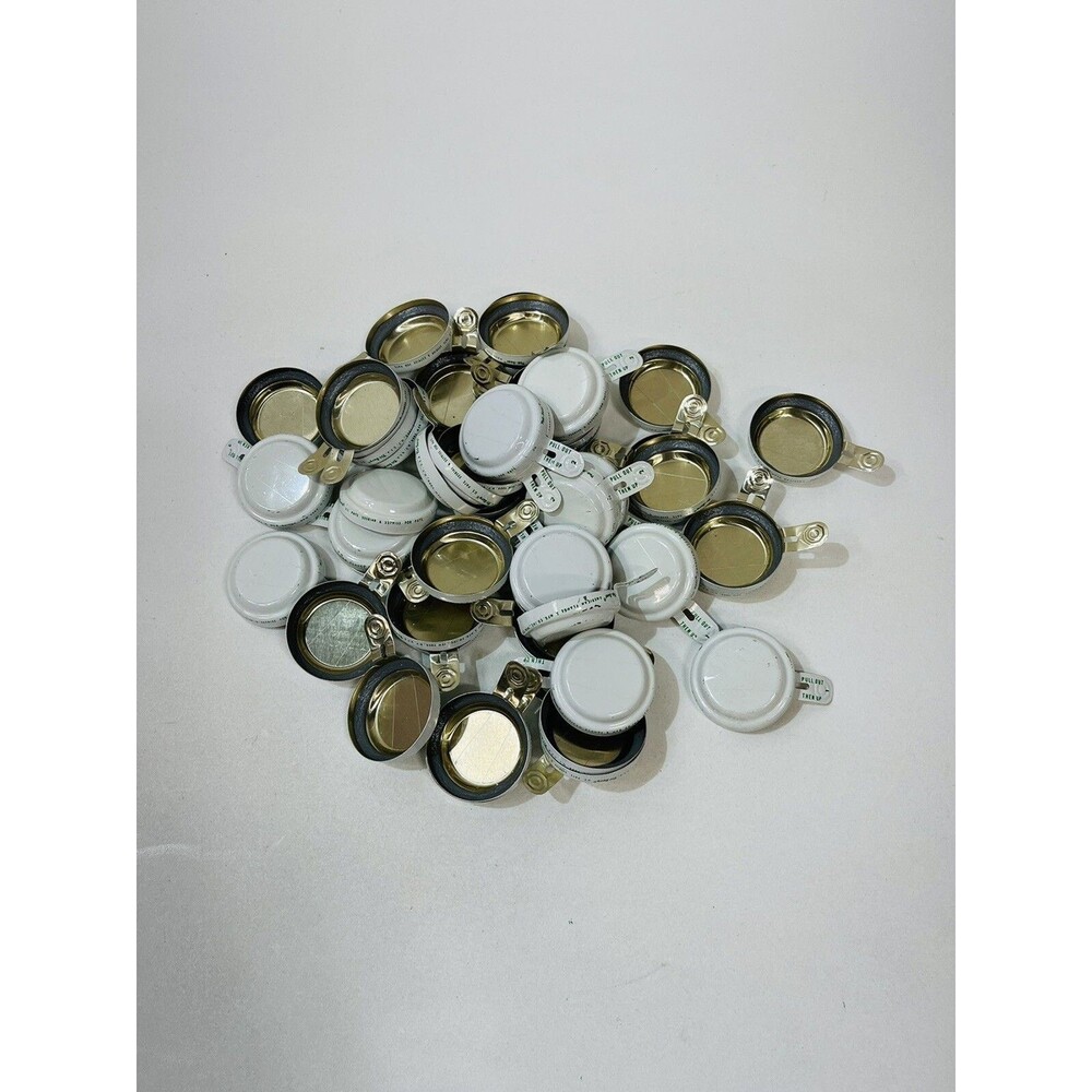 50 Original Tri-Sure cap seals 3/4” - Actual Size 1 3/8'' Wide Caps